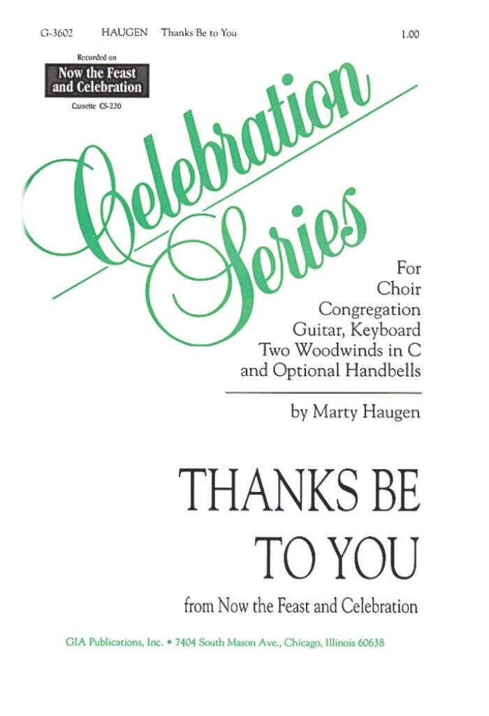 Thanks Be to You