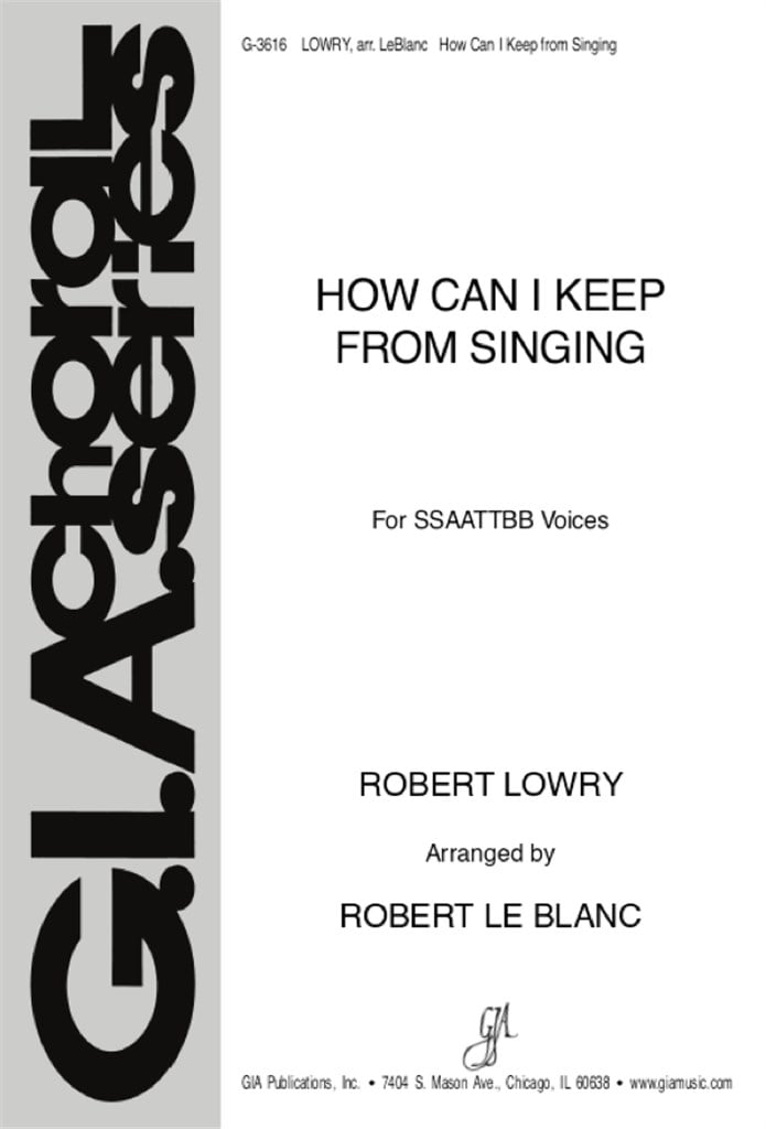 How Can I Keep from Singing