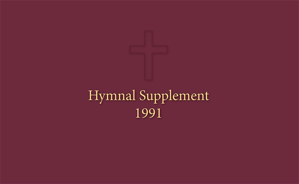 1991 Hymnal Supplement--Accompaniment Book