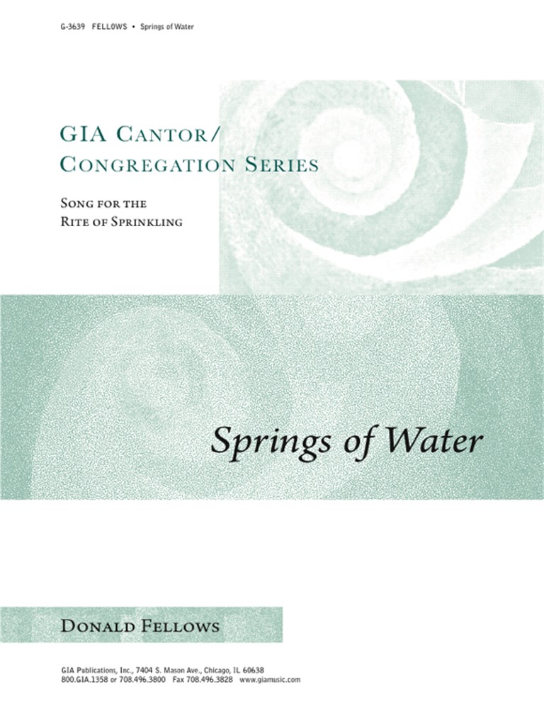 Rite of Sprinkling Springs of Water