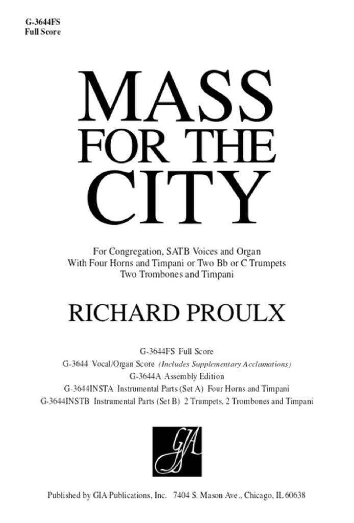 Mass for the City B