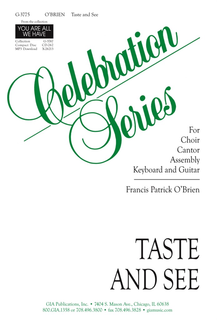 Taste and See