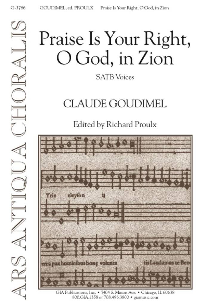 Praise Is Your Right, O God, in Zion