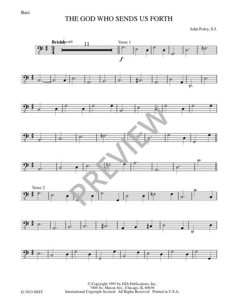 The God Who Sends Us Forth - Instrument
