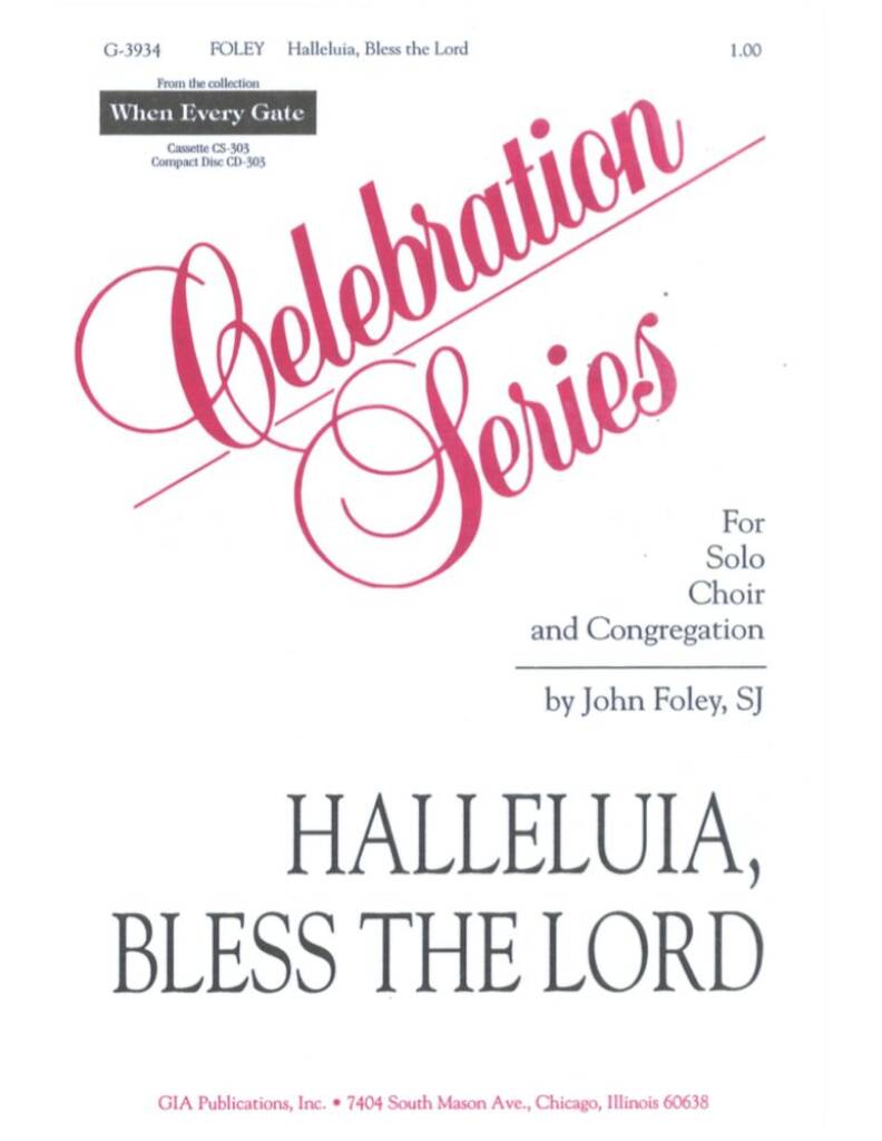 Halleluia, Bless the Lord