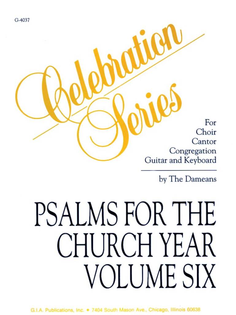 Psalms for the Church Year - Volume 6