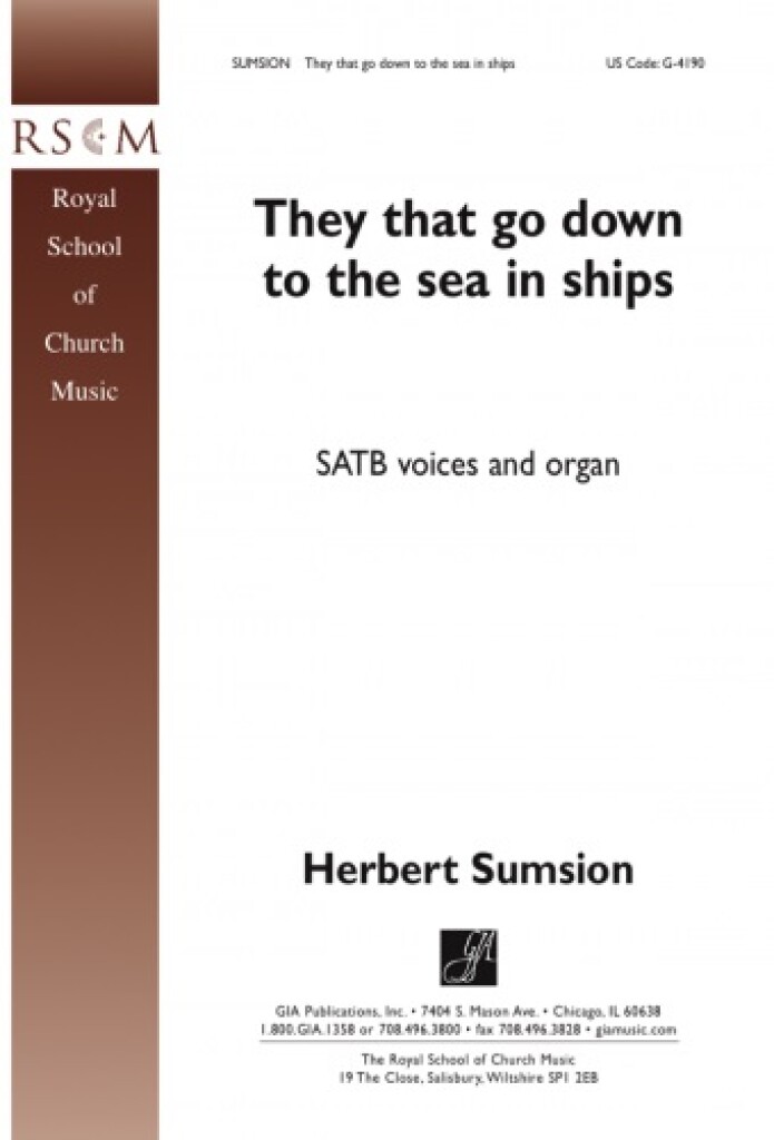 They that Go Down to the Sea in Ships