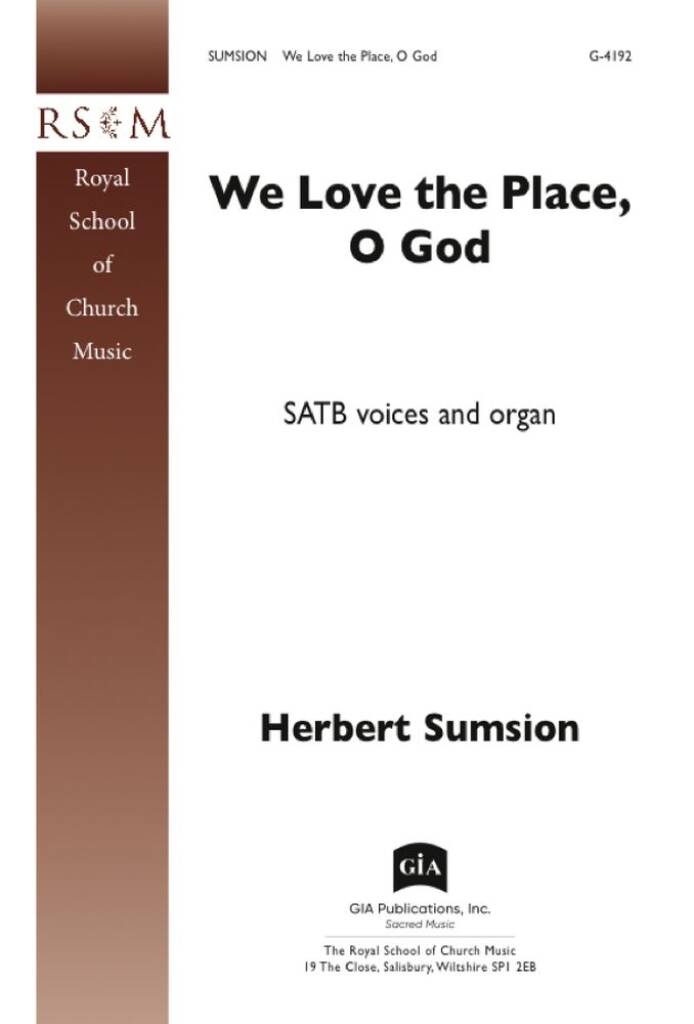 We Love the Place, O God