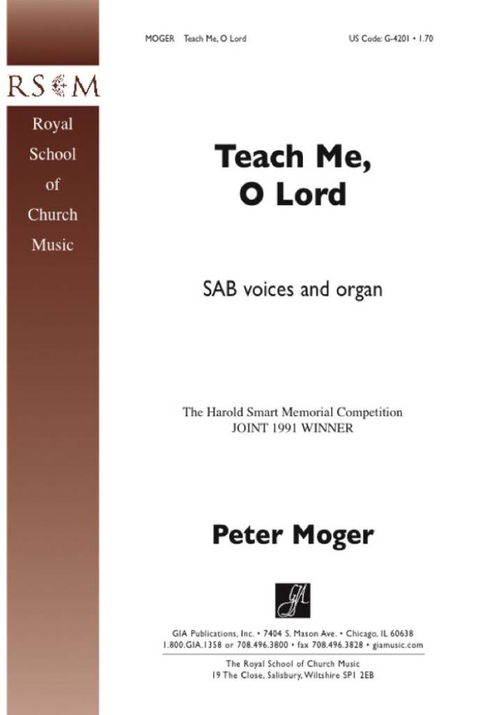 Teach Me, O Lord