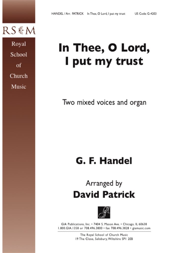In Thee, O Lord, I Put My Trust