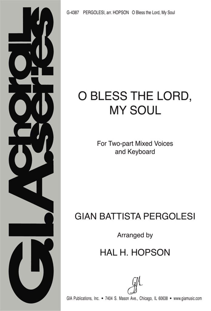 O Bless the Lord, My Soul