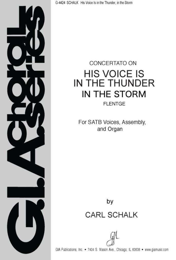 His Voice Is in the Thunder, in the Storm