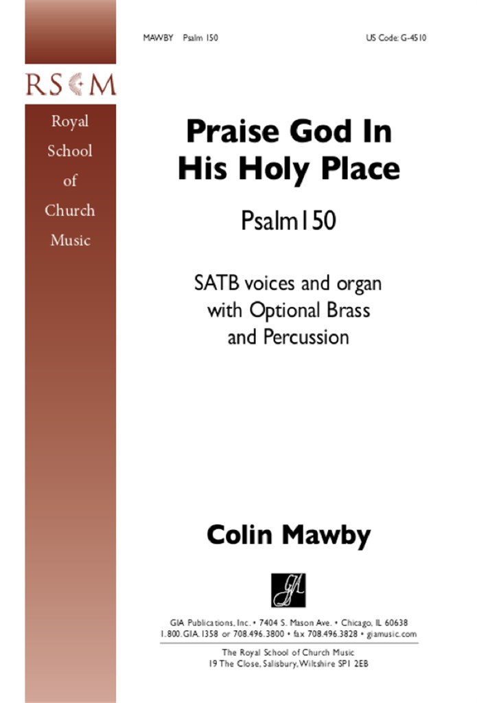 Praise God in His Holy Place