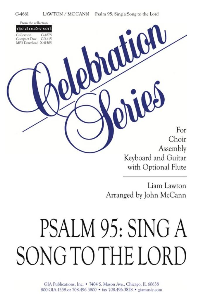 Sing a Song to the Lord: Psalm 95