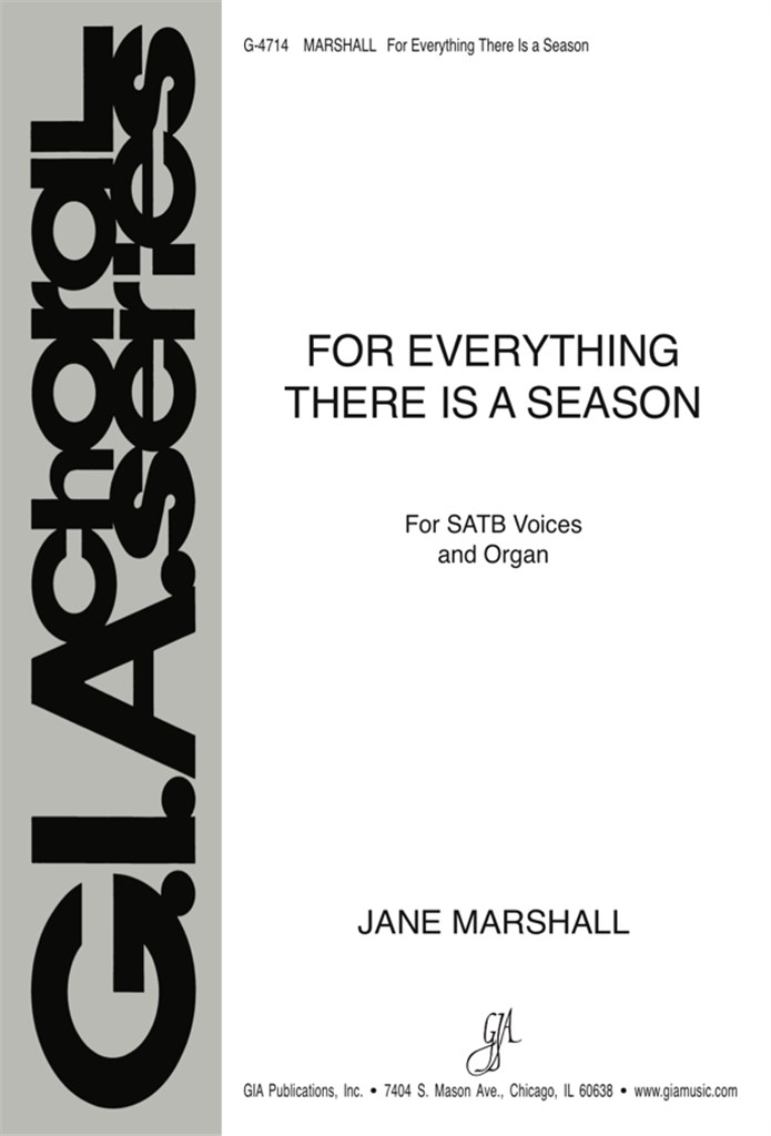 For Everything There Is a Season