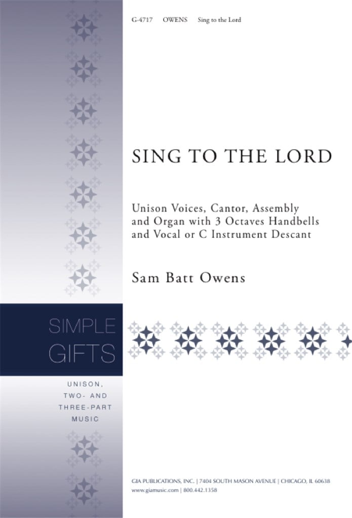 Sing to the Lord