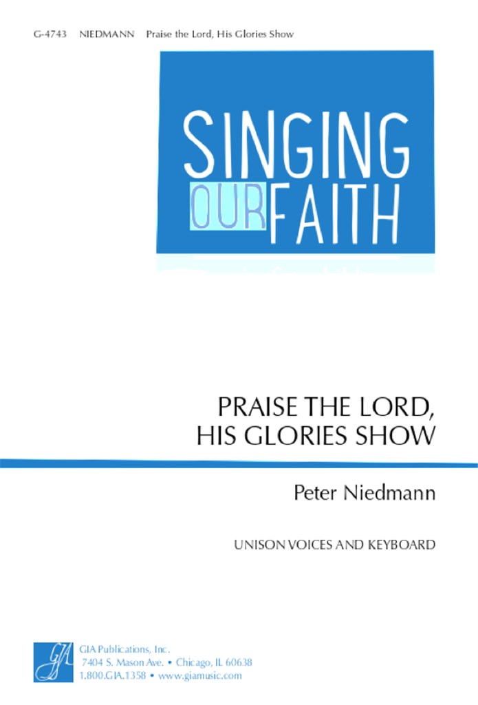 Praise the Lord, His Glories Show