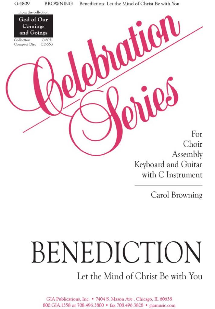 Benediction: Let the Mind of Christ