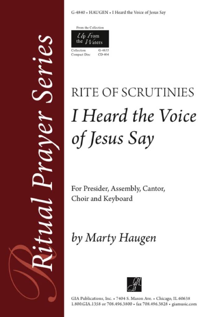I Heard the Voice of Jesus Say