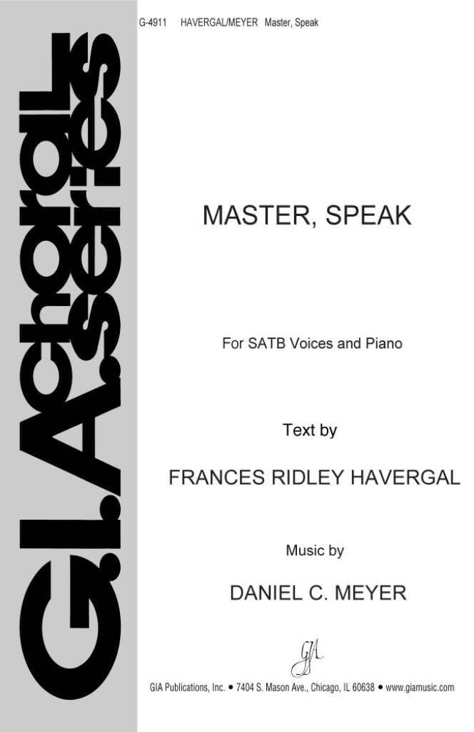 Master, Speak