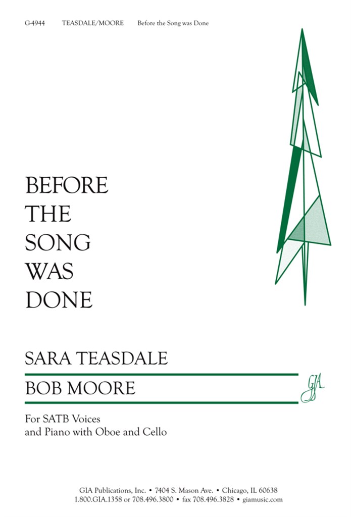 Before the Song Was Done