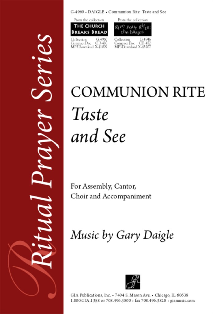 Taste and See : Communion Rite
