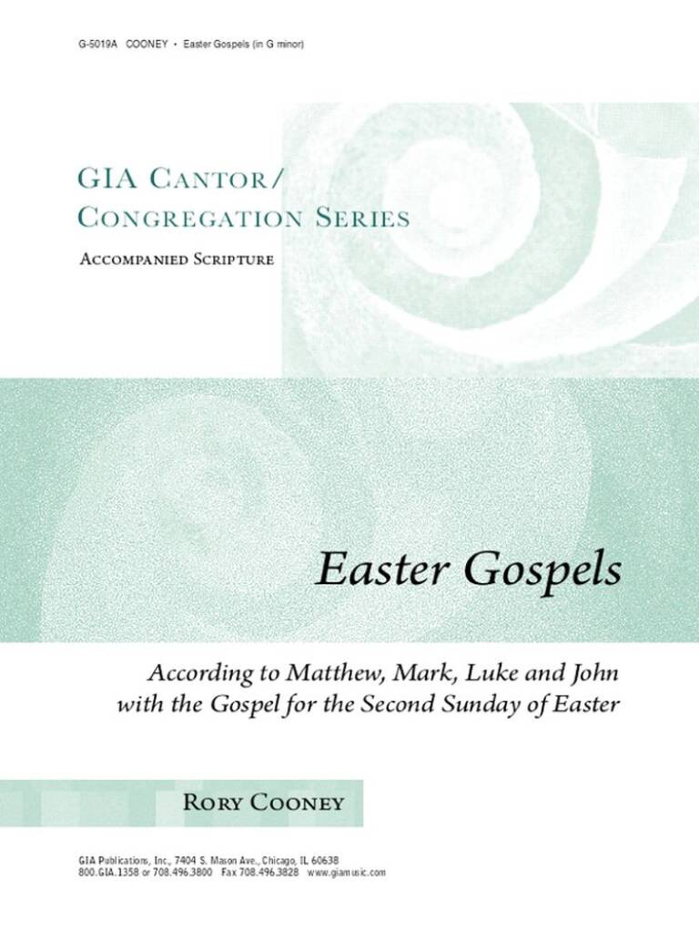 Easter Gospels - Cantor/Congregation - in F minor