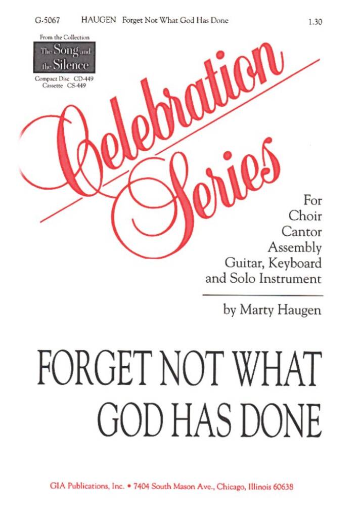 Forget Not What God Has Done