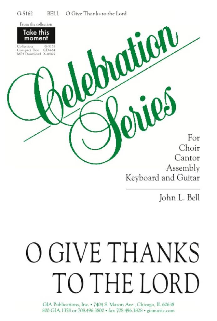 O Give Thanks to the Lord