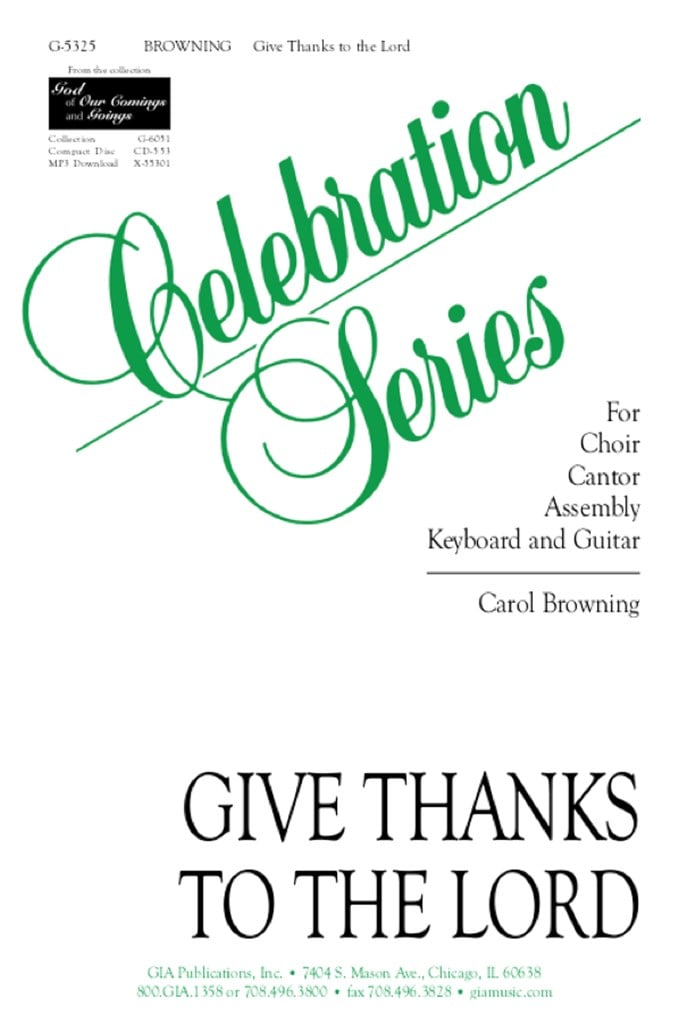 Give Thanks to the Lord