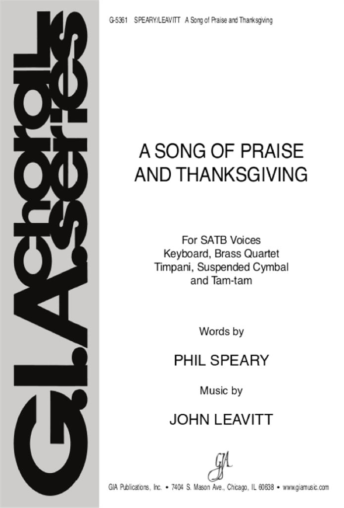 Song of Praise and Thanksgiving