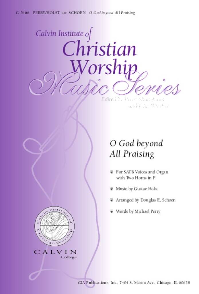 O God beyond All Praising