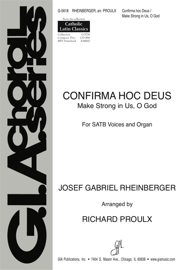 Confirma Hoc Deus / Make Strong in Us, O God