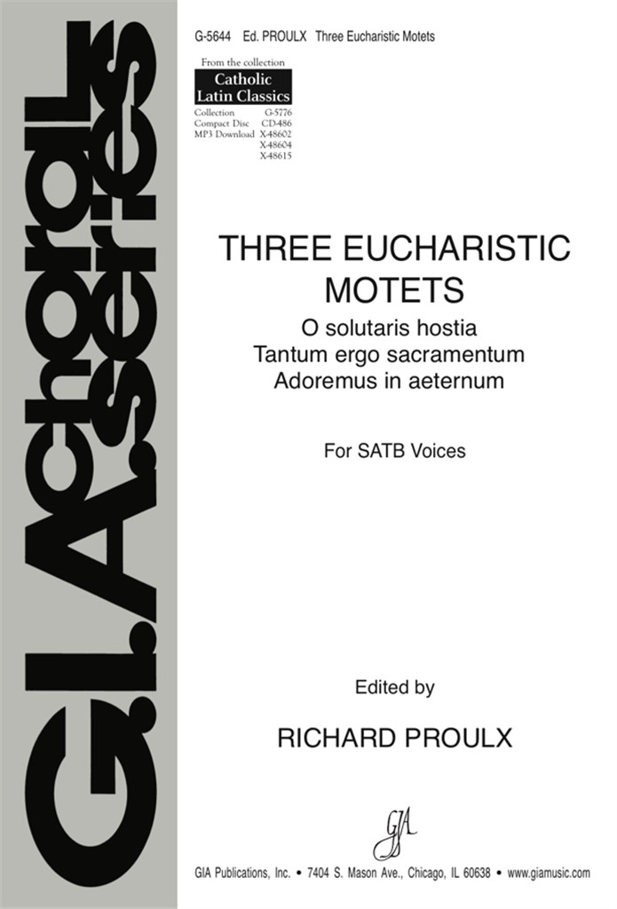 Three Eucharistic Motets