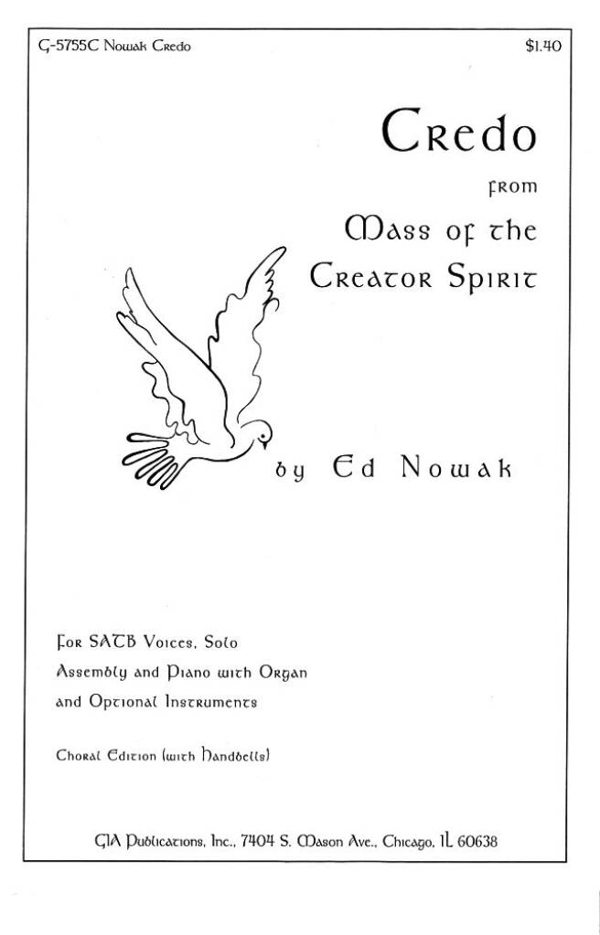 Credo from Mass of the Creator Spirit