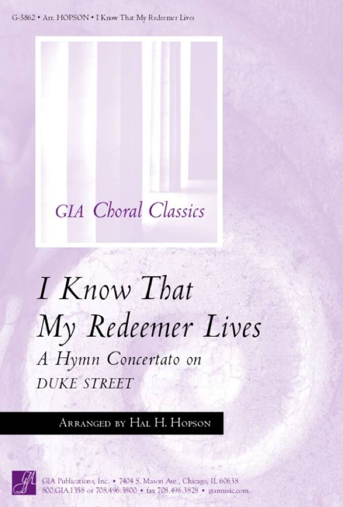 I Know That My Redeemer Lives