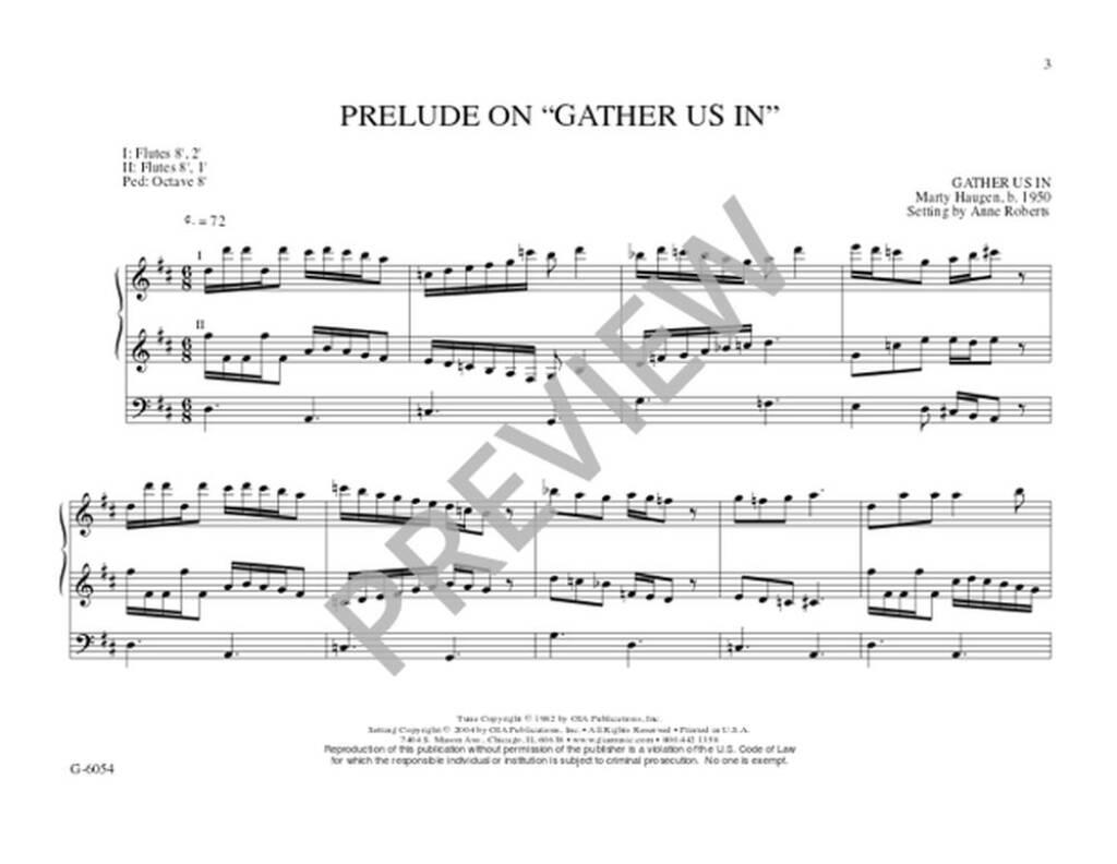 Six Hymntune Sketches for Organ