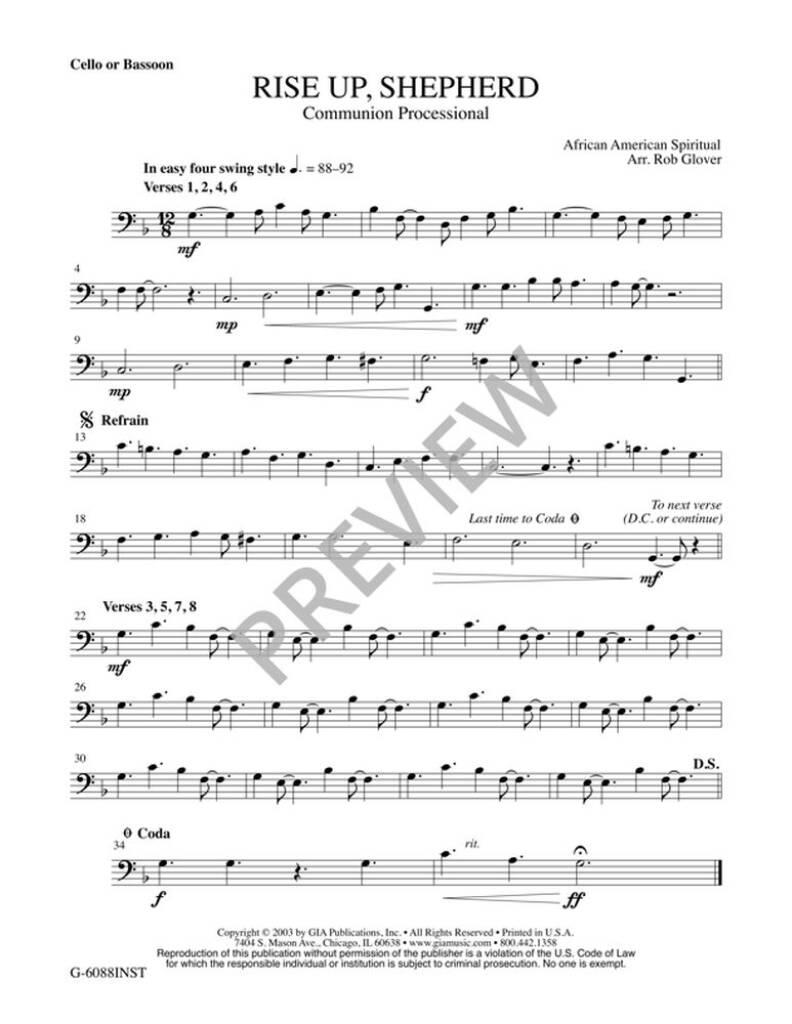 Rise Up, Shepherd (Communion Processional)s