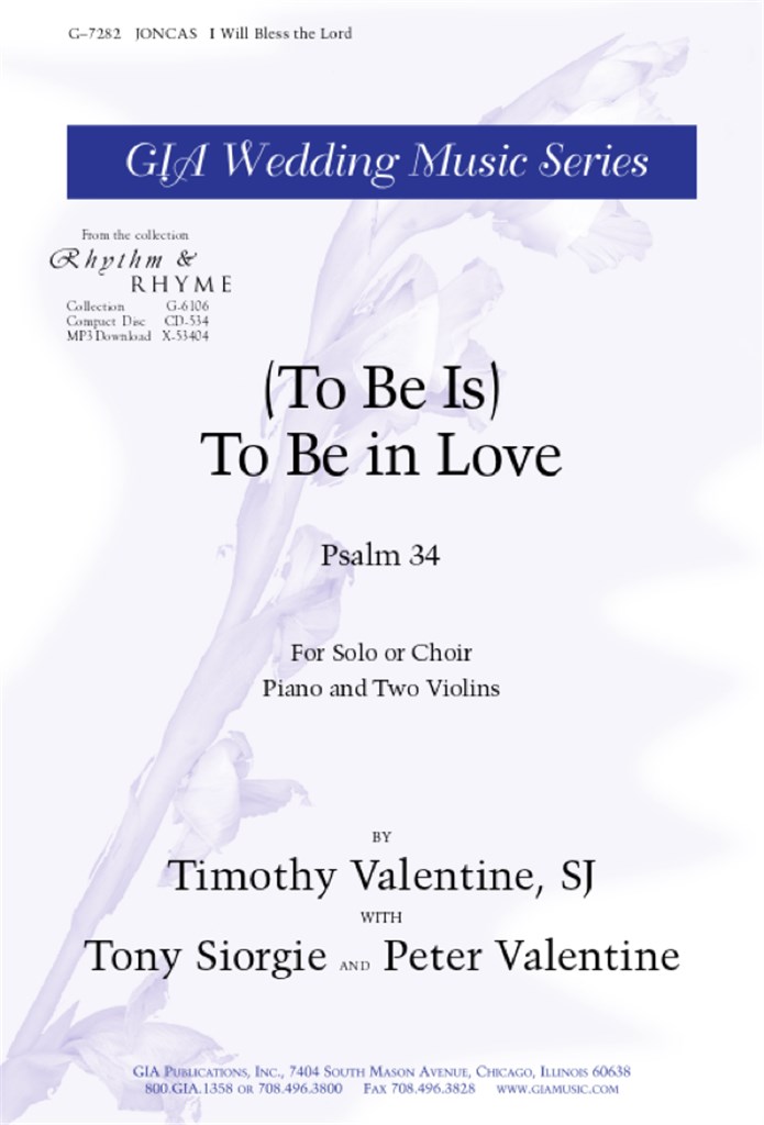 To Be Is To Be in Love