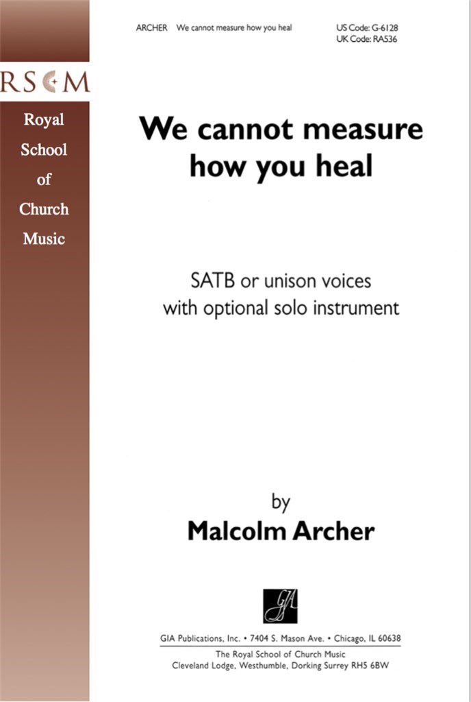 We Cannot Measure How You Heal