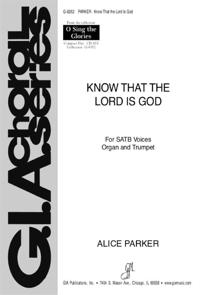 Know That the Lord Is God