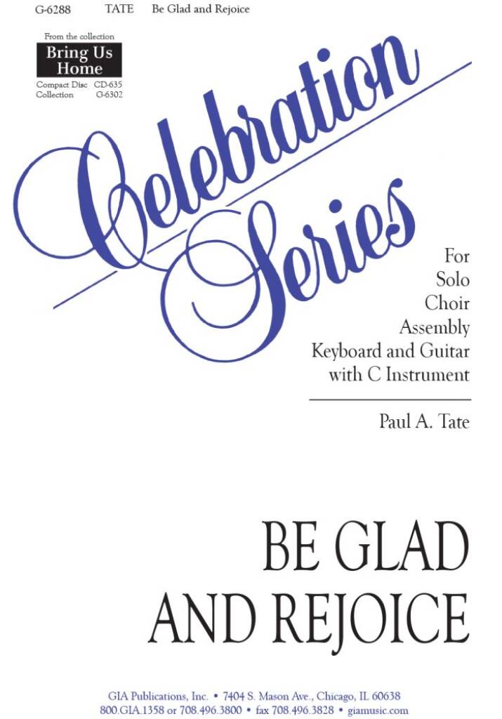 Be Glad and Rejoice