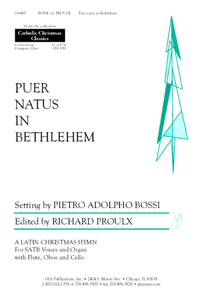 Puer Natus in Bethlehem - Instrument parts