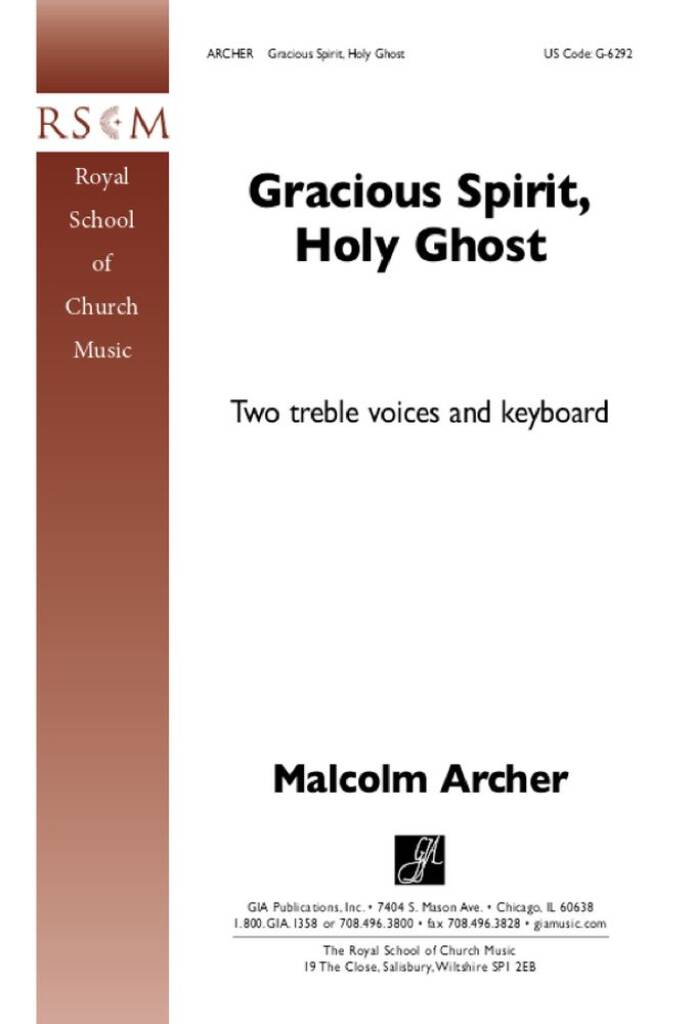 Gracious Spirit, Holy Ghost