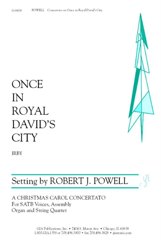 Once in Royal David's City-Instrument Part