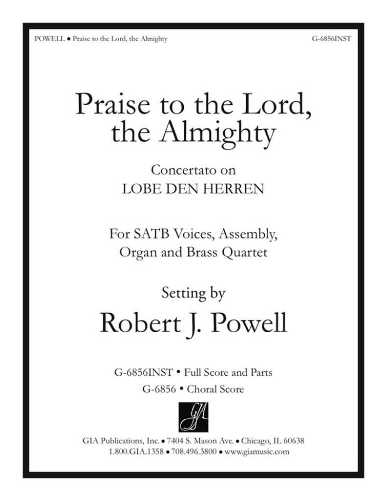 Concertato on Praise to the Lord, the Almighty