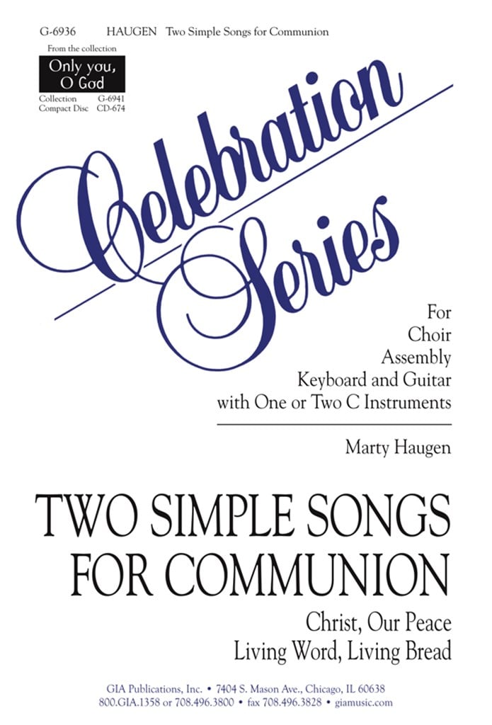 Two Simple Songs for Communion: