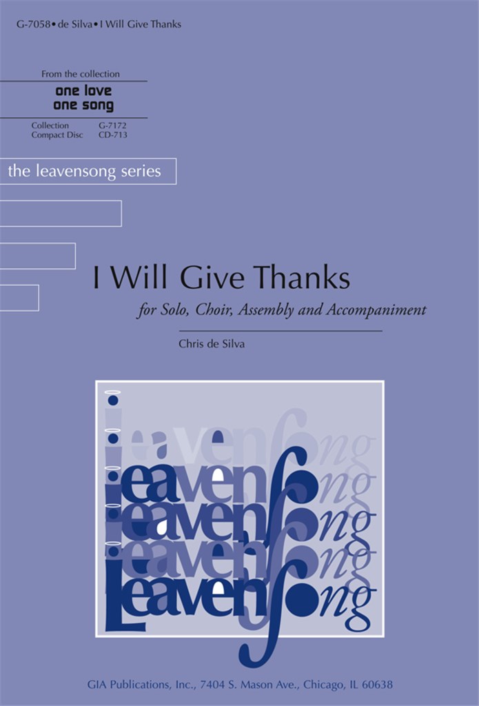 I Will Give Thanks