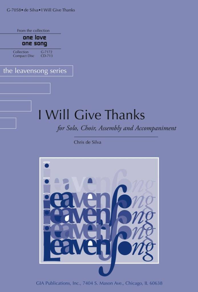 I Will Give Thanks