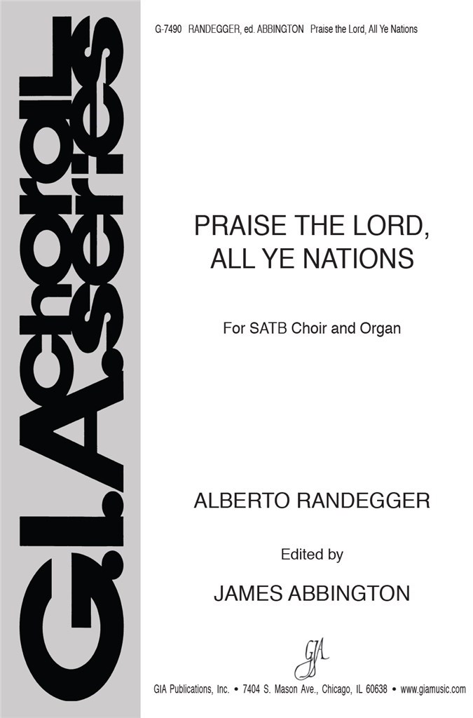 Praise the Lord, All Ye Nations